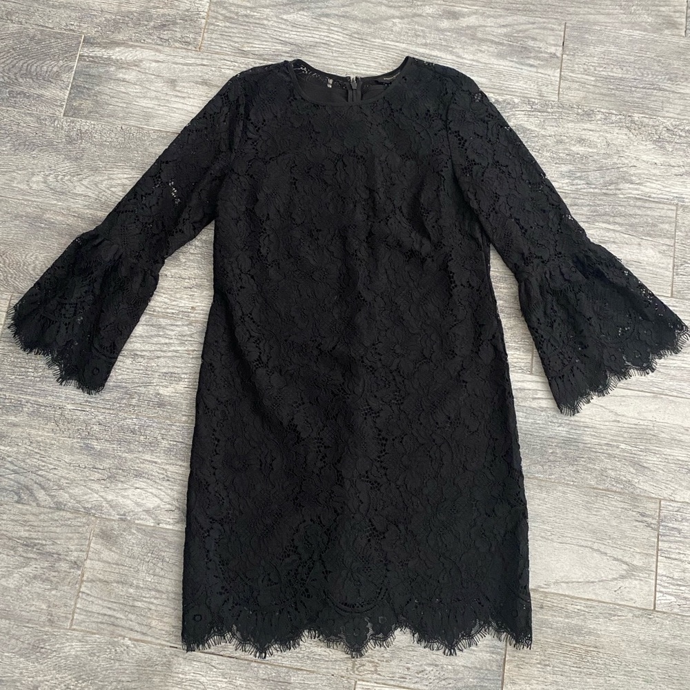 Banana Republic black lace cocktail dress NWT